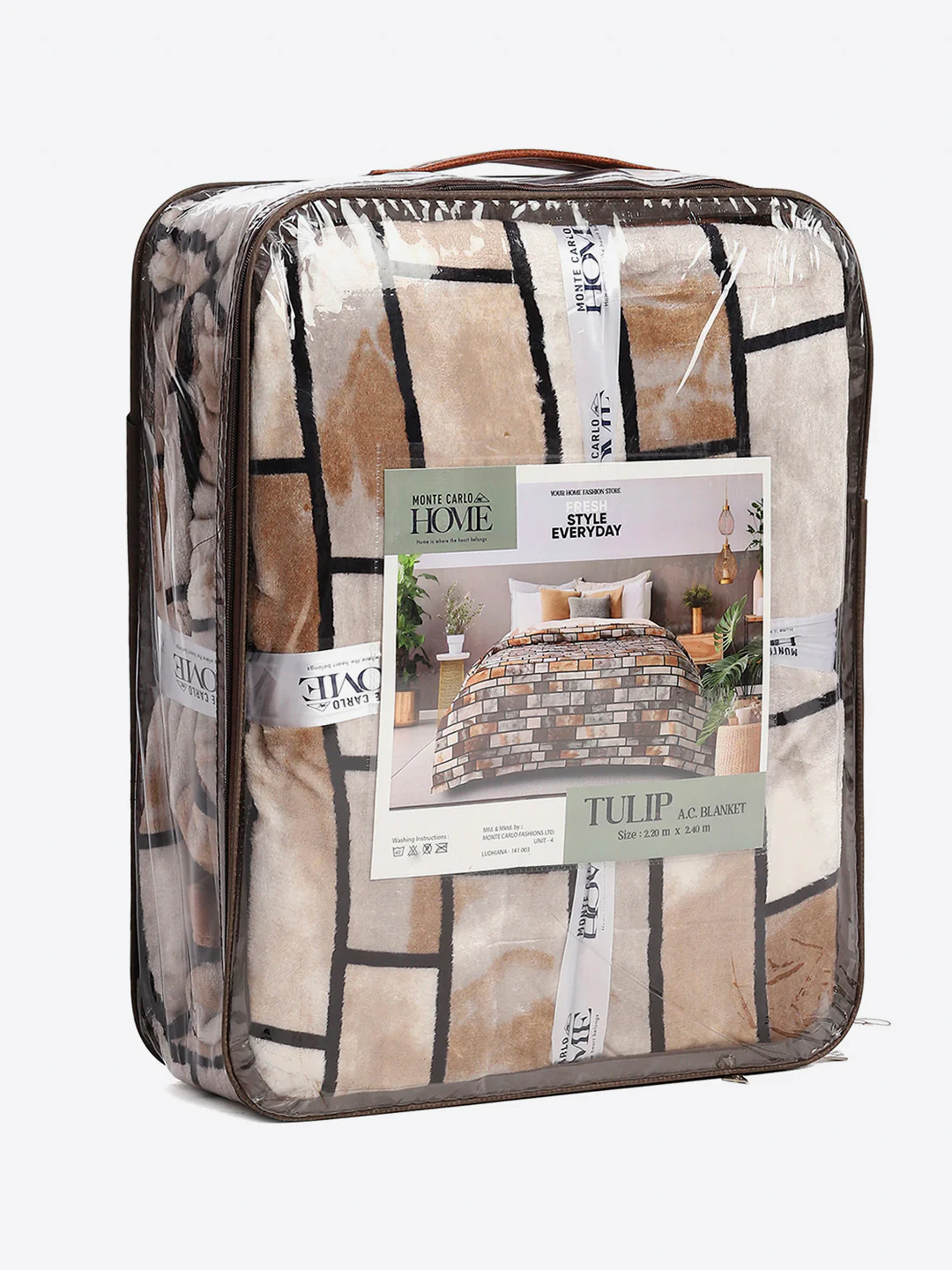 Printed Double Bed 300 GSM Blanket for AC Room - (Tulip) - Image 8
