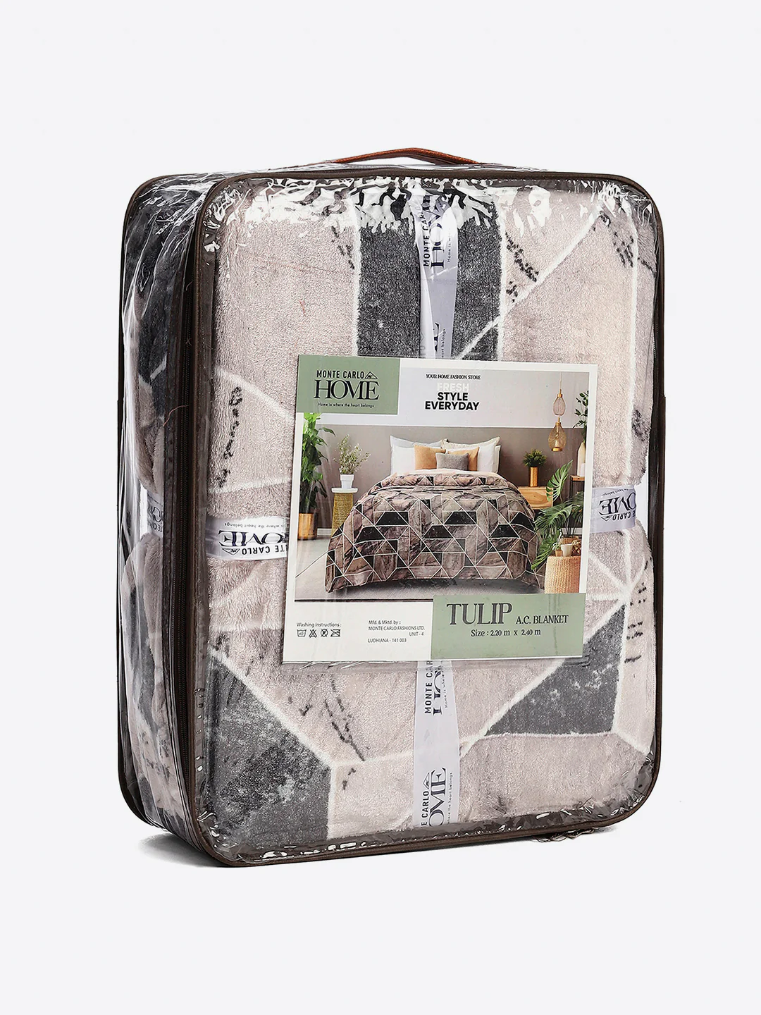 Printed Double Bed 300 GSM Blanket for AC Room - (Tulip) - Image 8