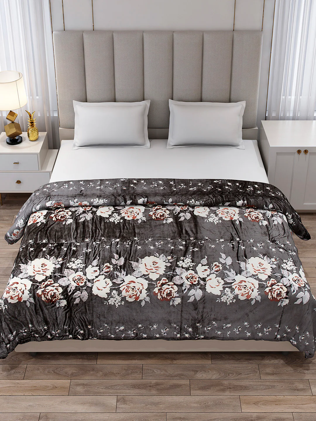 Printed Double Bed 354 GSM Blanket for AC Room - (Opera) - Image 2