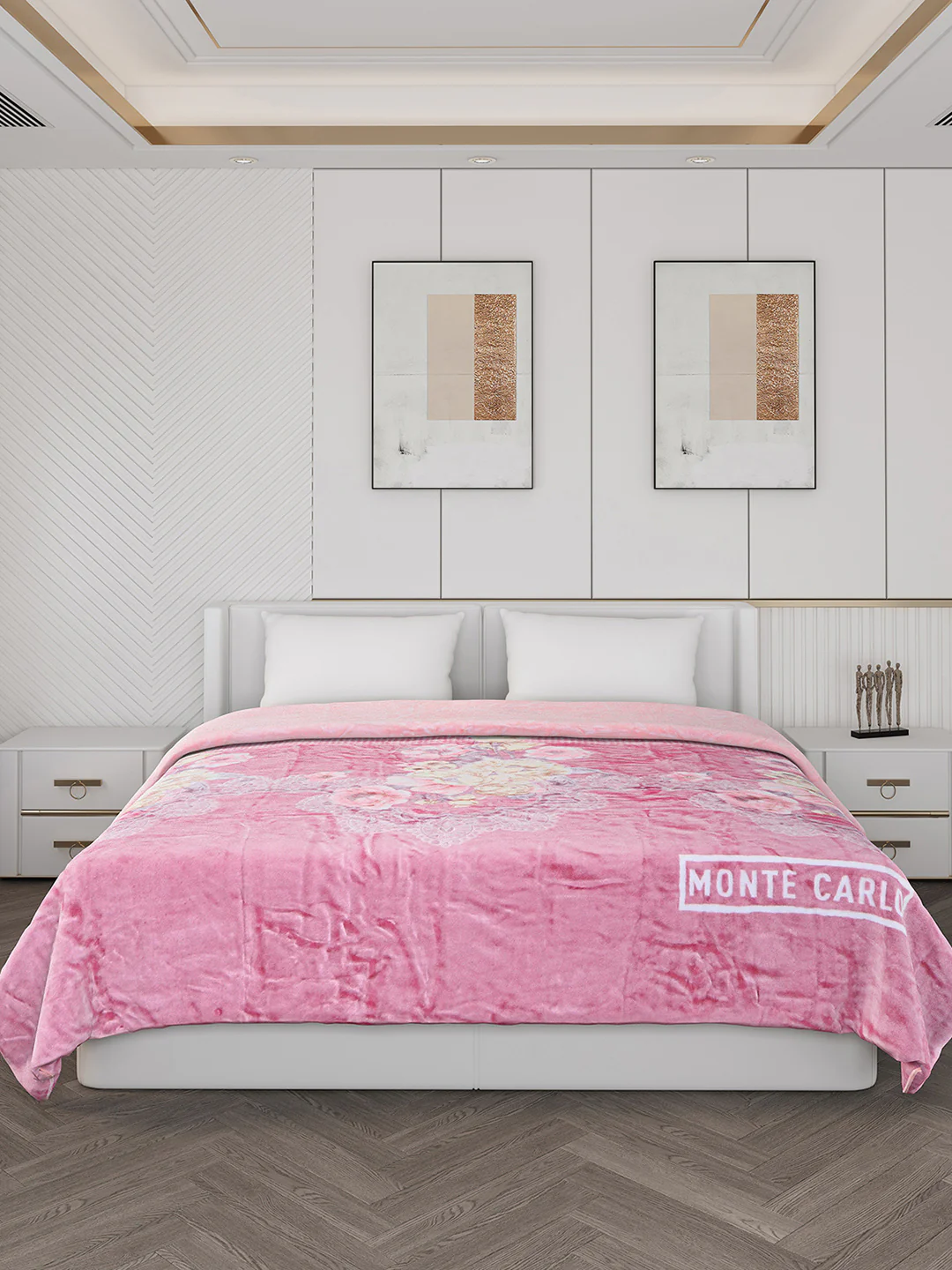 Printed Double Bed 550 GSM Blanket for Mild Winter -2 Ply (Weight 3 kg) - Image 3