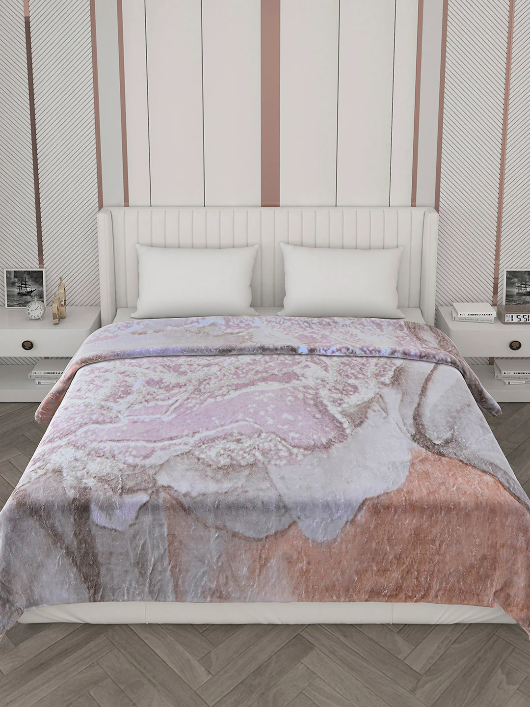 Printed Double Bed 596 GSM Blanket Samuel 2 Ply (Weight 3.15 kg) - Image 3