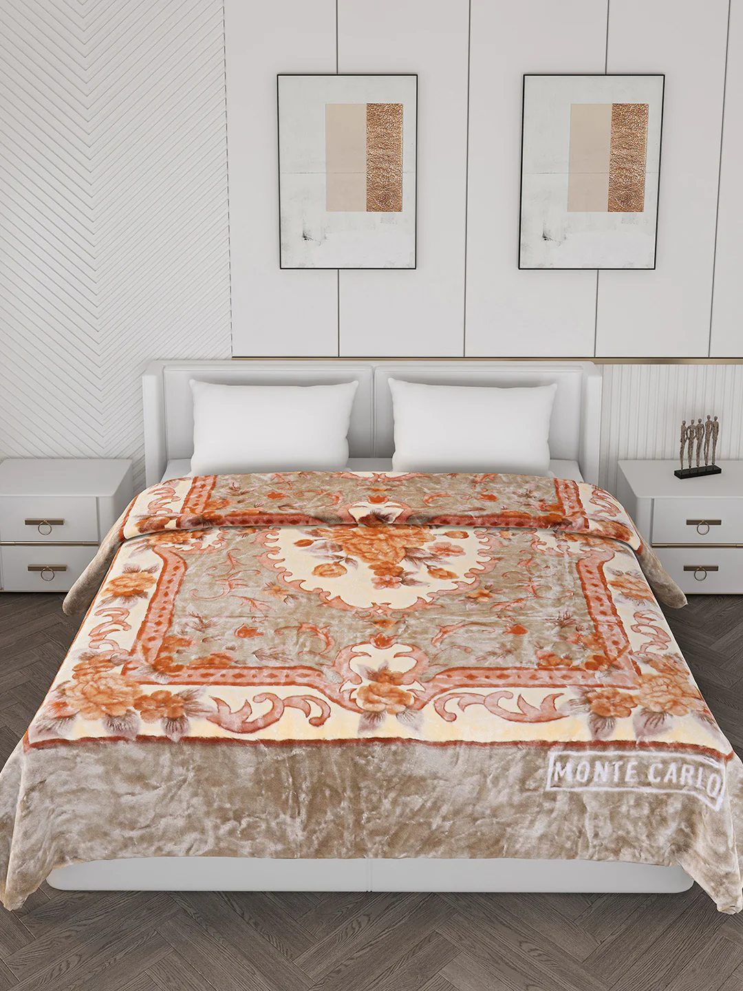 Printed Double Bed 600 GSM Blanket for Heavy Winter -2 Ply (Weight 4 kg) - Image 2