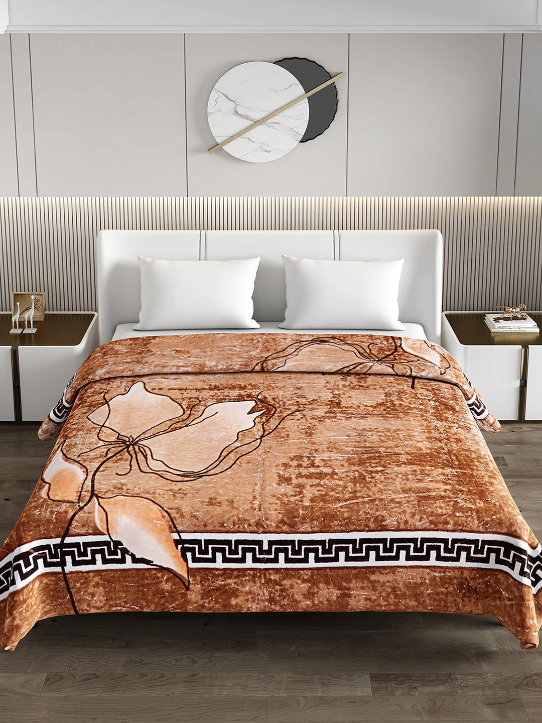 Printed Double Bed 691 GSM Blanket Bennett Super Soft 2 Ply (Weight 3.65 kg) - Image 3