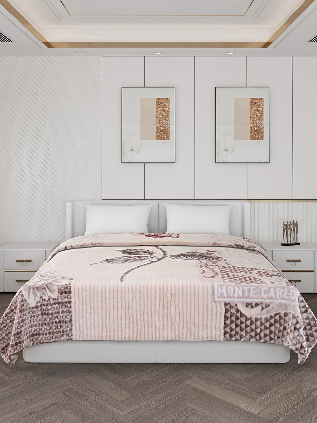 Printed Double Bed 757 GSM Blanket Alexander 2 Ply (Weight 4 kg) - Image 4