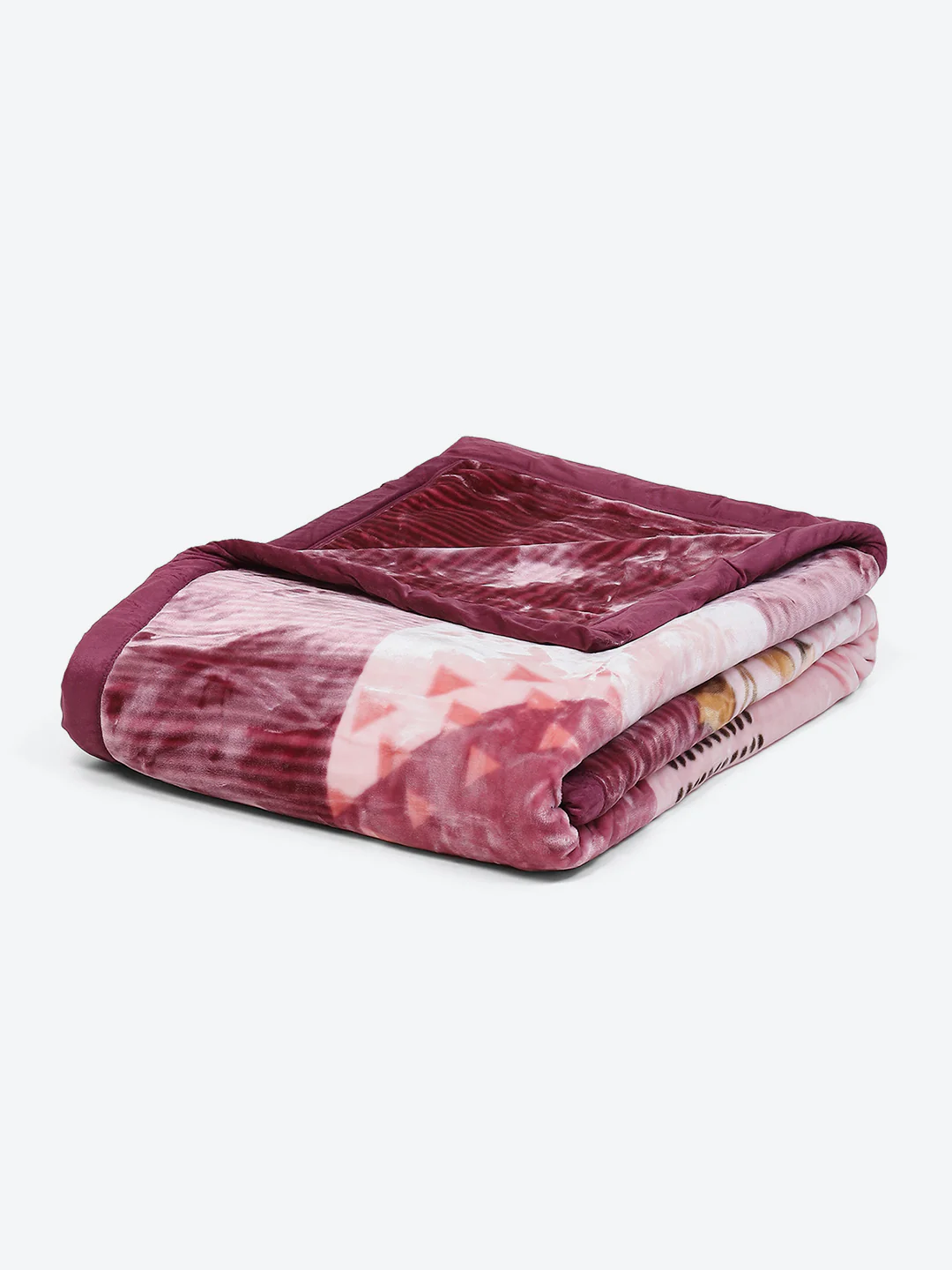 Printed Double Bed 795 GSM Blanket Austin 2 Ply (Weight 4.2 kg) - Image 5