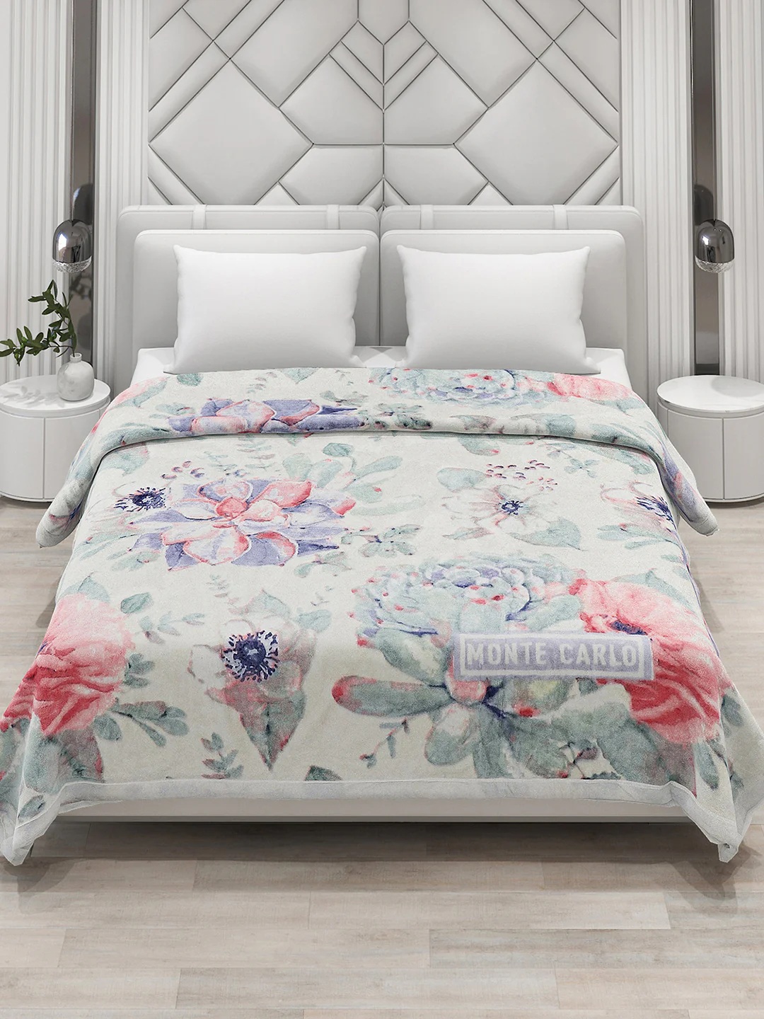Printed Double Bed 795 GSM Blanket Cashmere 2 Ply (Weight 4.2 kg) - Image 3