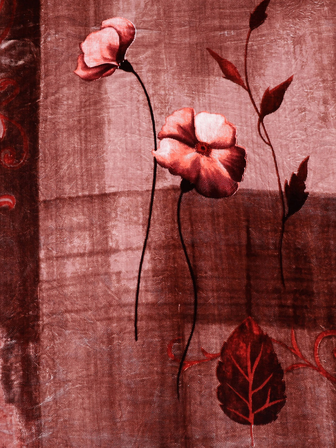 Printed Double Bed 795 GSM Blanket Scarlet 2 Ply (Weight 4.2 kg) - Image 6