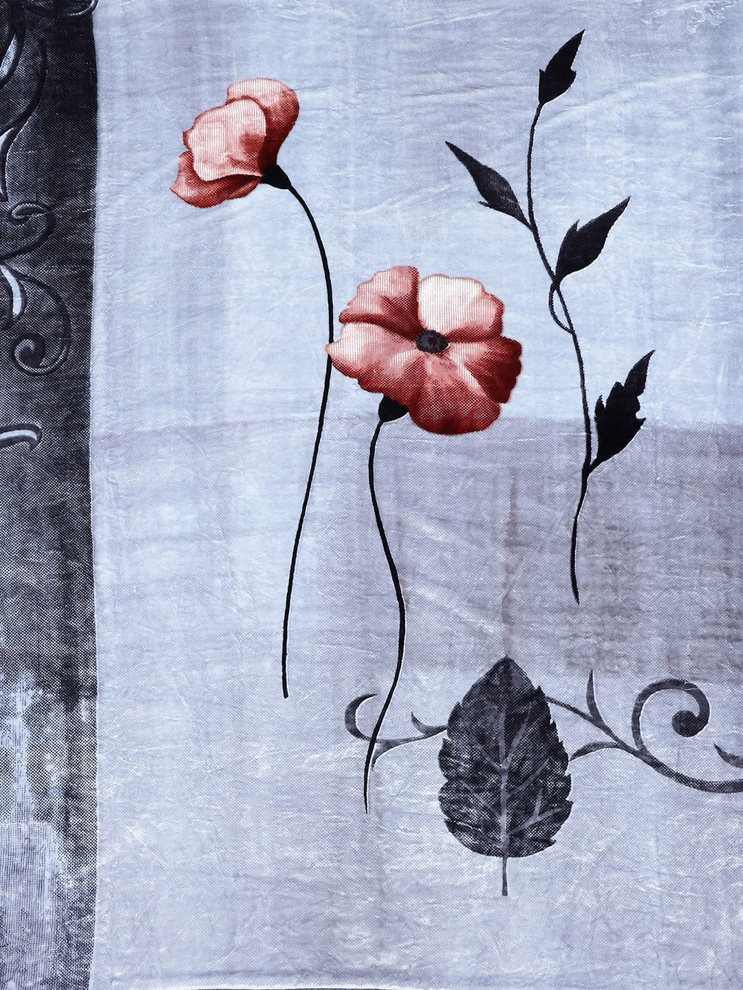 Printed Double Bed 795 GSM Blanket Scarlet 2 Ply (Weight 4.2 kg) - Image 6