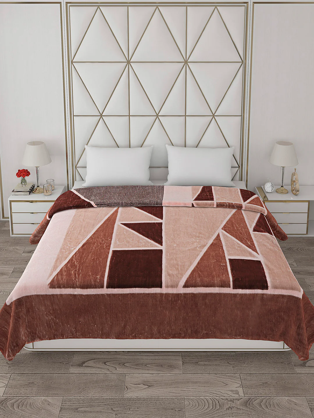 Printed Double Bed 800 GSM Blanket Bolt 1 Ply (Weight 4.3 kg) - Image 3