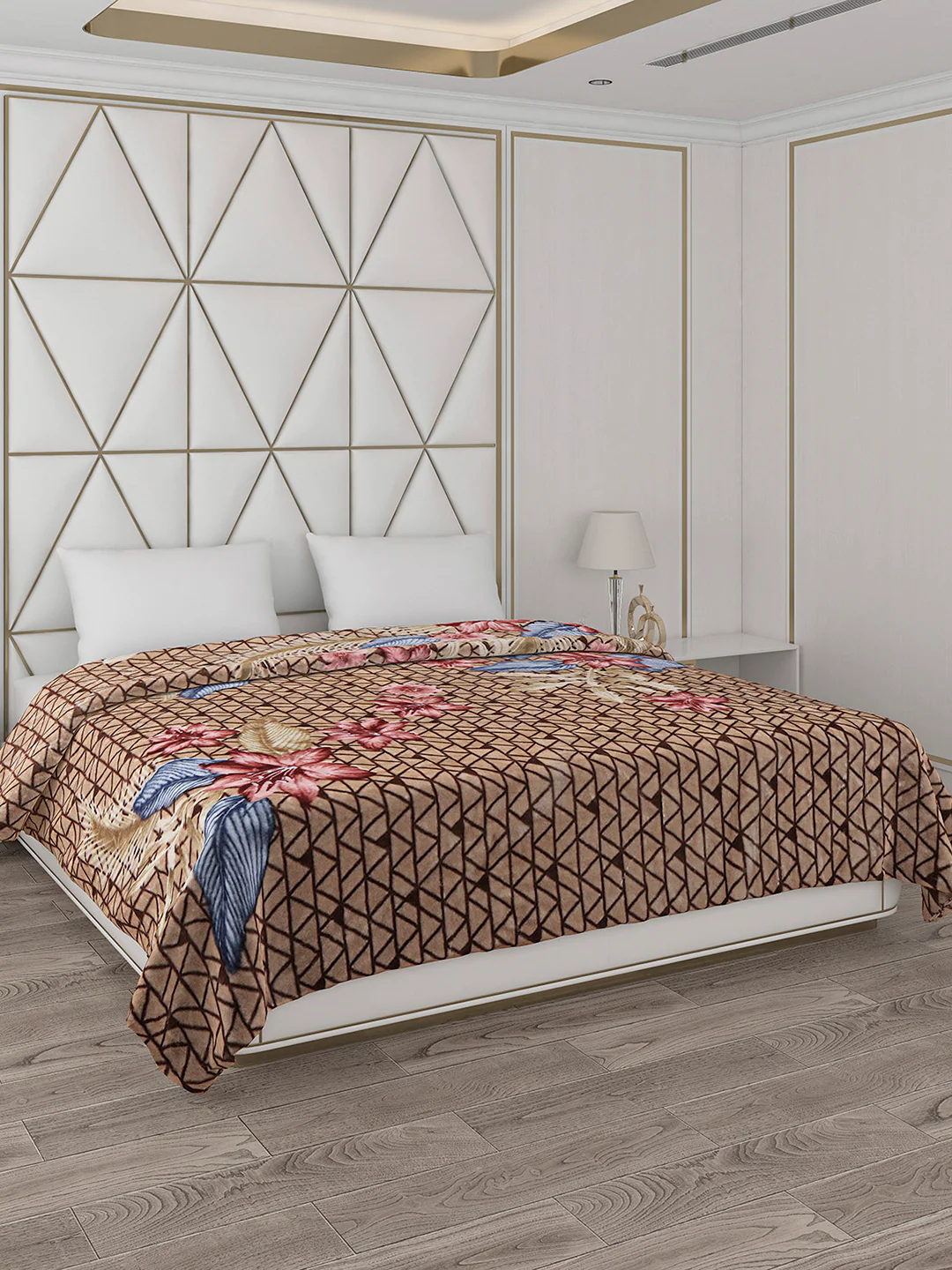 Printed Double Bed 800 GSM Blanket Bolt 1 Ply (Weight 4.3 kg) - Image 4