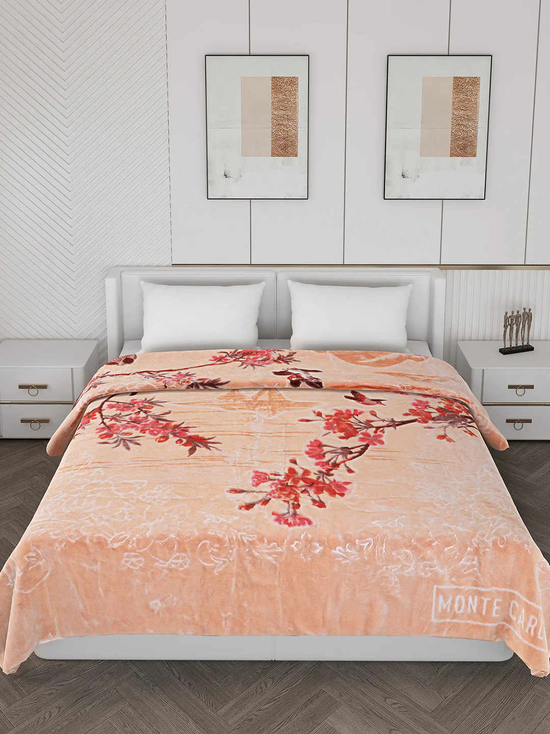 Printed Double Bed 850 GSM Blanket for Heavy Winter -2 Ply (Weight 4.7 kg) - Image 2