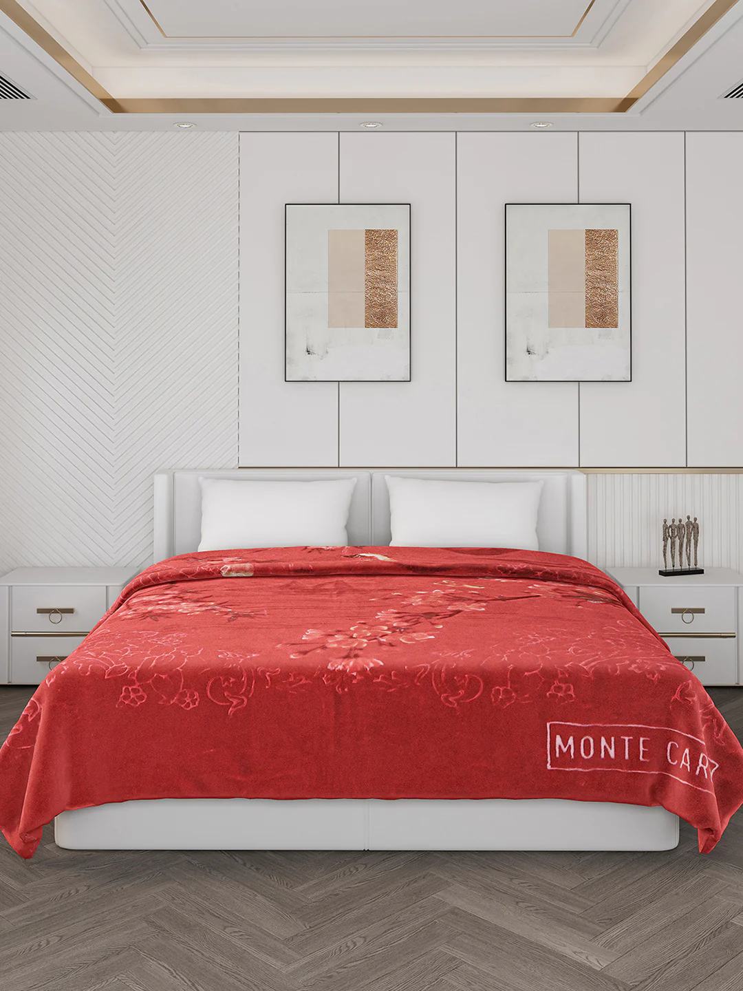 Printed Double Bed 850 GSM Blanket for Heavy Winter -2 Ply (Weight 4.7 kg) - Image 3