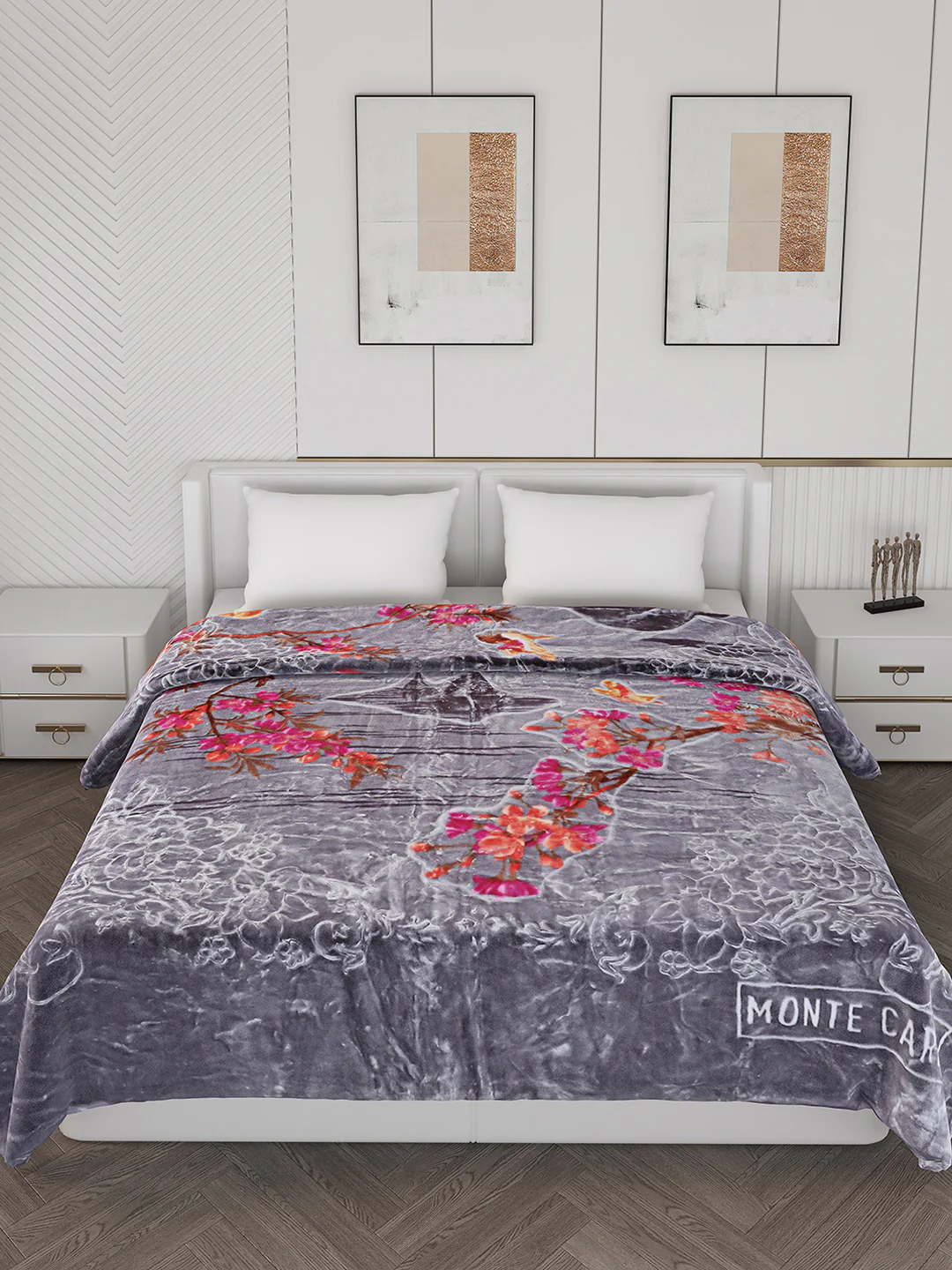 Printed Double Bed 850 GSM Blanket for Heavy Winter -2 Ply (Weight 4.7 kg) - Image 2