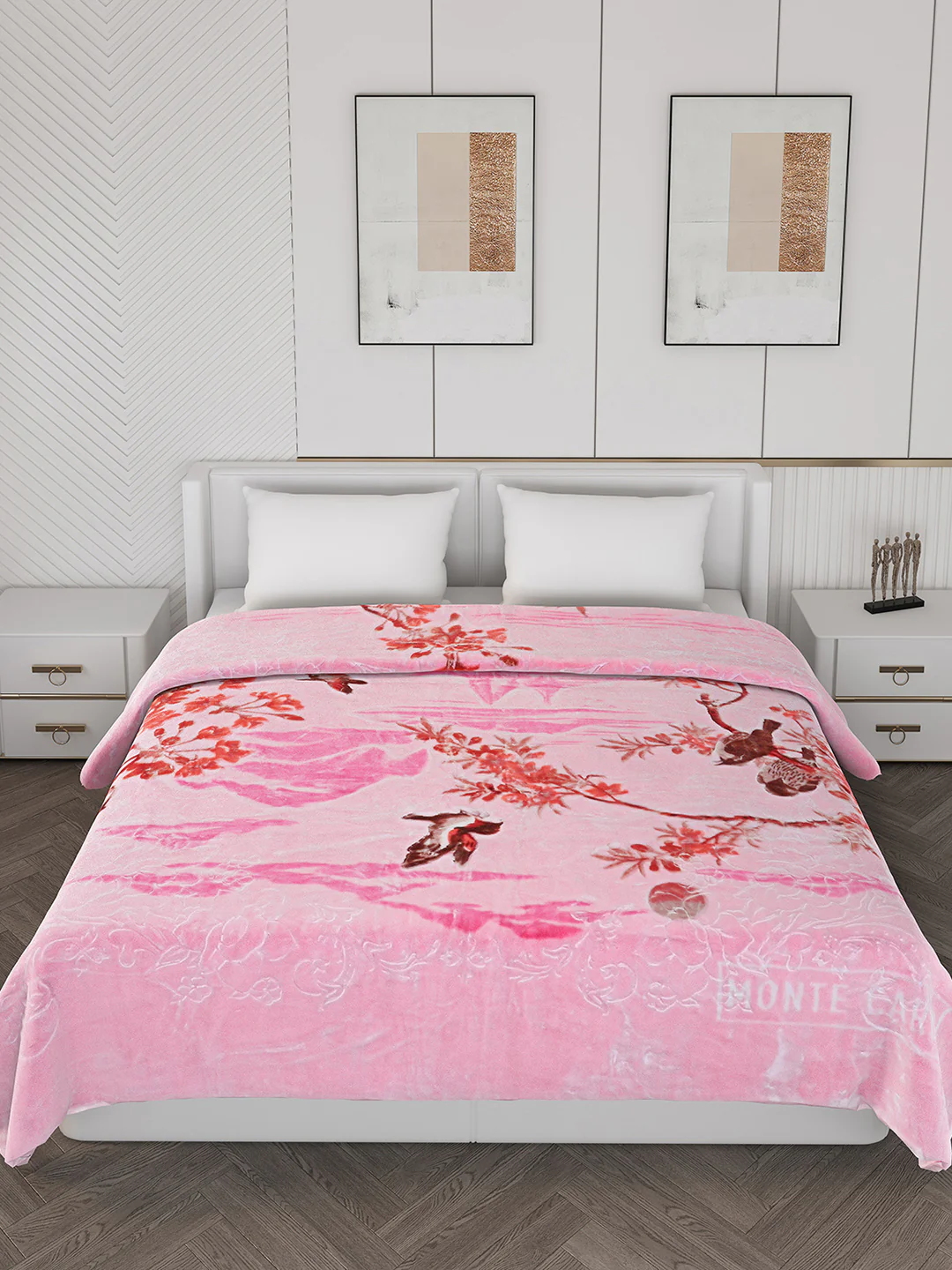 Printed Double Bed 850 GSM Blanket for Heavy Winter -2 Ply (Weight 4.7 kg) - Image 2