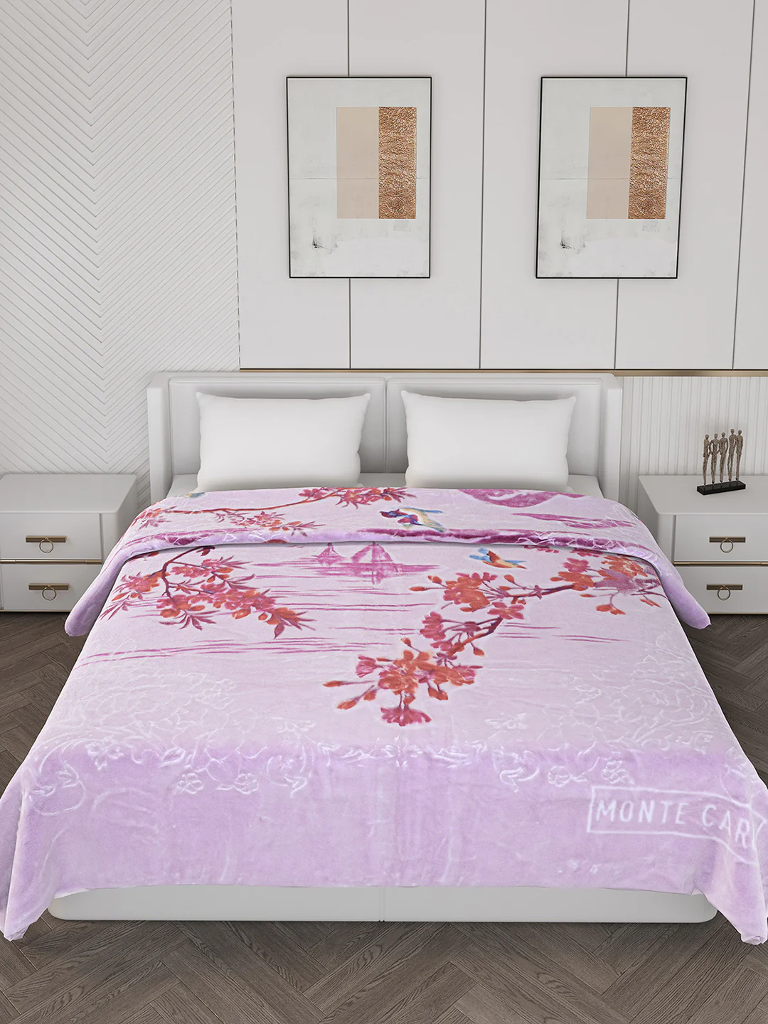 Printed Double Bed 850 GSM Blanket for Heavy Winter -2 Ply (Weight 4.7 kg) - Image 2