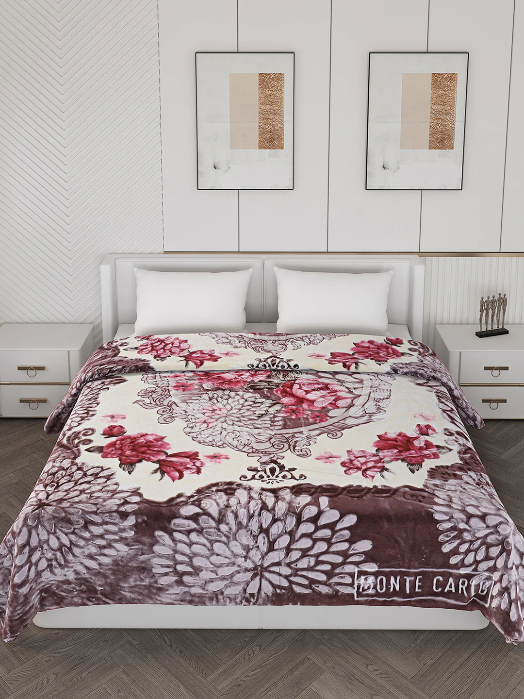 Printed Double Bed 850 GSM Blanket for Heavy Winter -2 Ply (Weight 4.5 kg) - Image 2