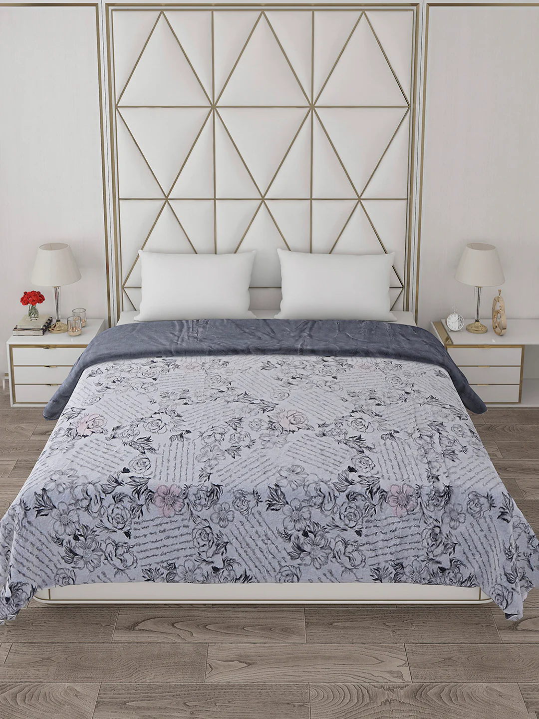 Printed Double Bed 852 GSM Blanket Blair 2 Ply (Weight 4.5 kg) - Image 3