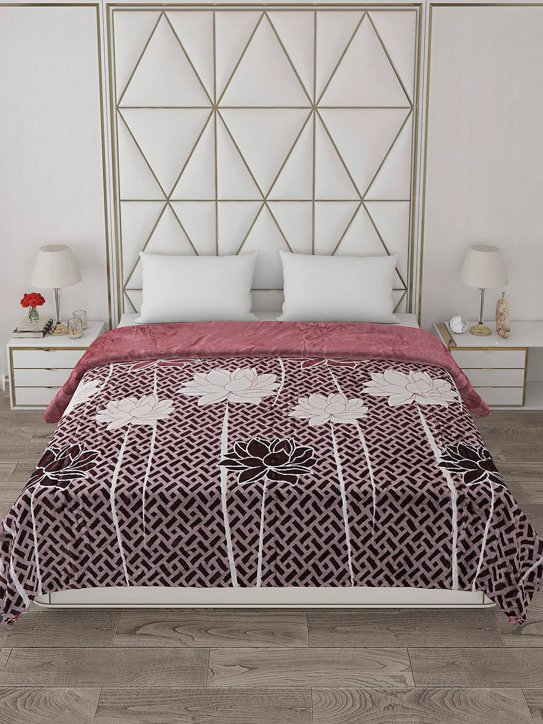 Printed Double Bed 852 GSM Blanket Blair 2 Ply (Weight 4.5 kg) - Image 3