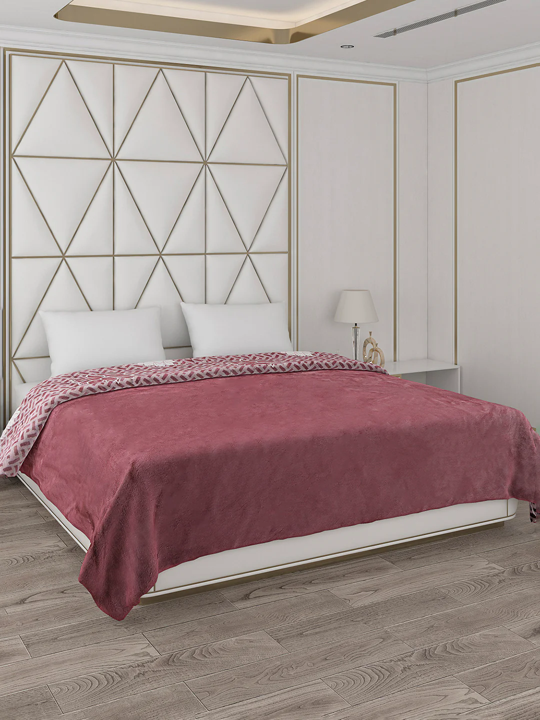 Printed Double Bed 852 GSM Blanket Blair 2 Ply (Weight 4.5 kg) - Image 5