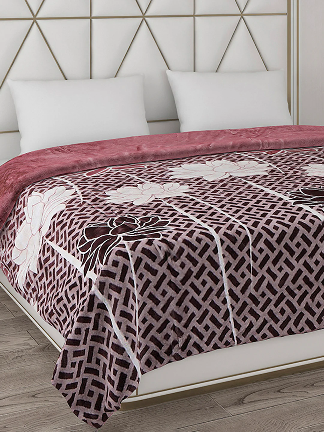 Printed Double Bed 852 GSM Blanket Blair 2 Ply (Weight 4.5 kg) - Image 6
