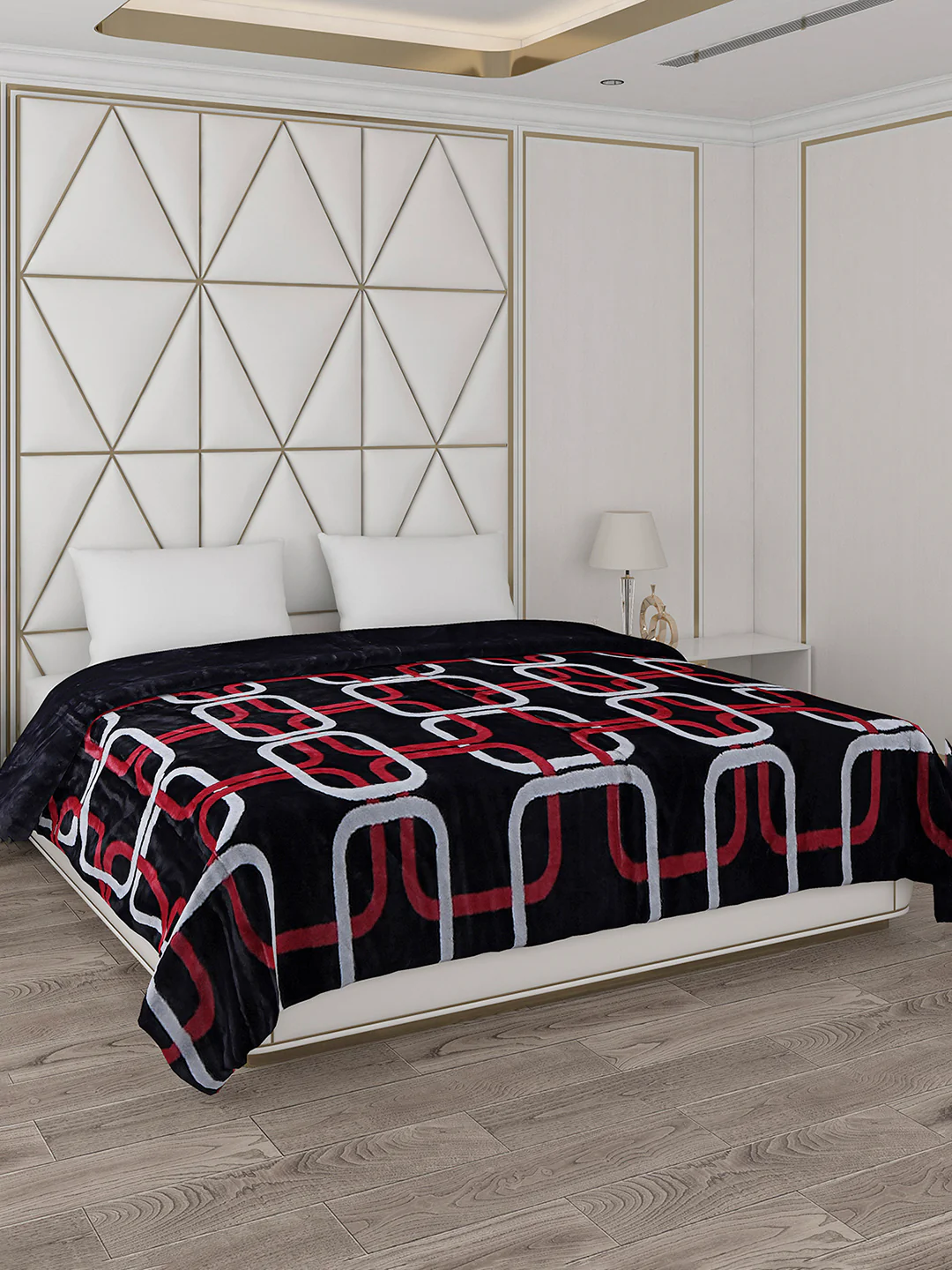 Printed Double Bed 852 GSM Blanket Blair 2 Ply (Weight 4.5 kg) - Image 4