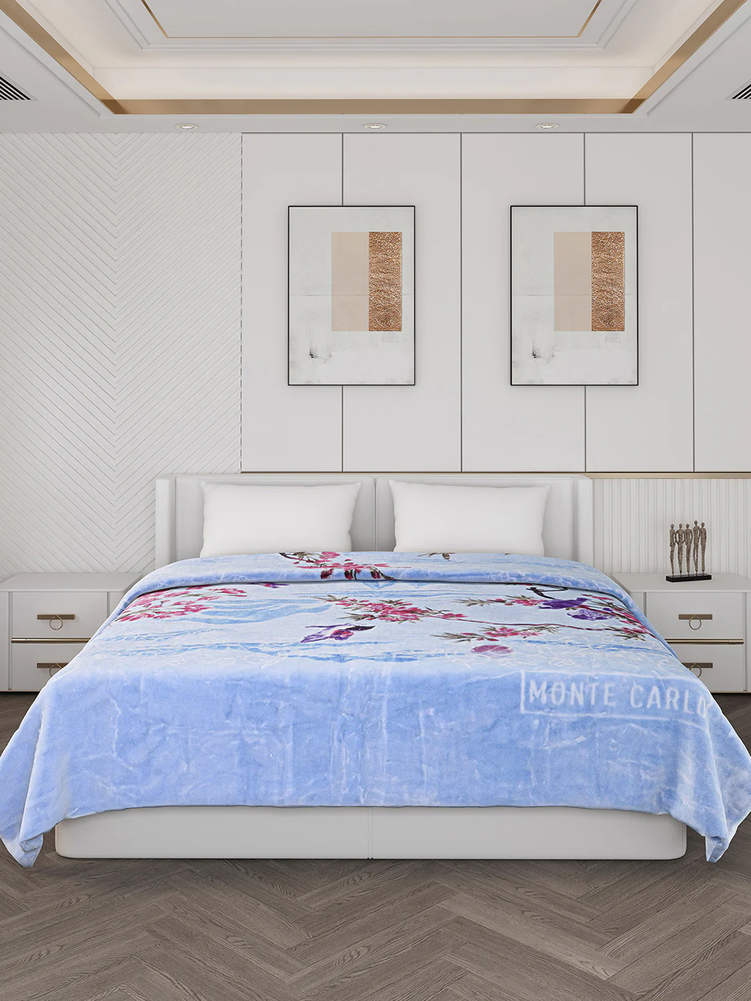 Printed Double Bed 890 GSM Blanket Emperor 2 Ply (Weight 4.7 kg) - Image 4
