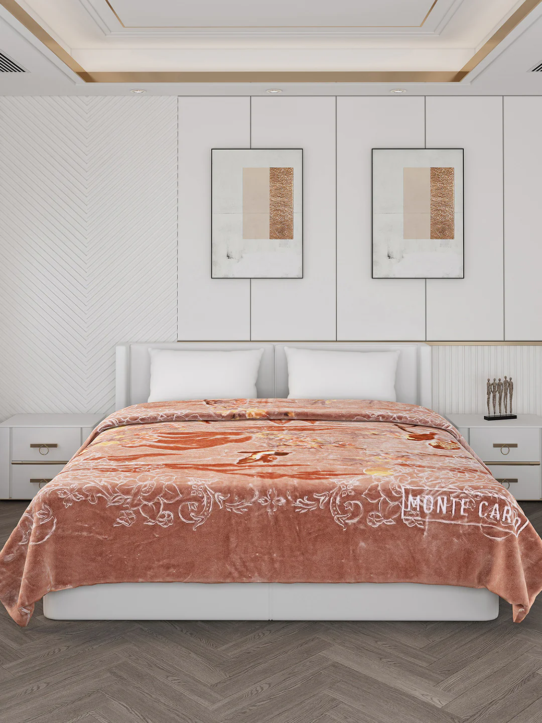 Printed Double Bed 890 GSM Blanket Emperor 2 Ply (Weight 4.7 kg) - Image 4