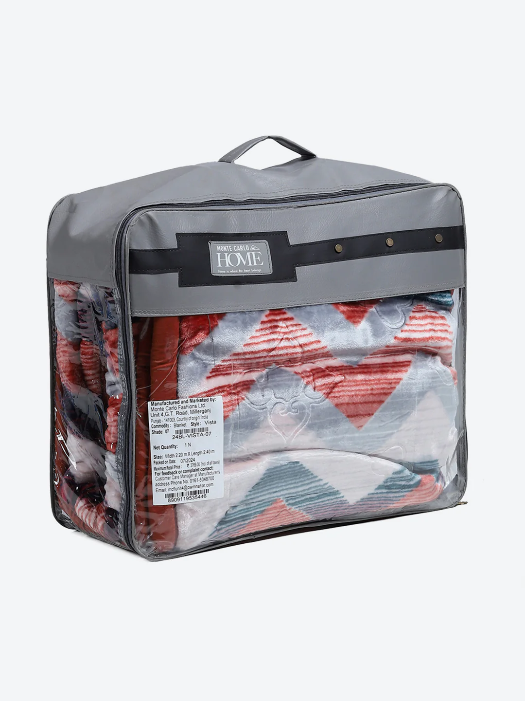 Printed Double Bed 909 GSM Blanket for Heavy Winter -2 Ply (Weight 4.8 kg) - Image 8