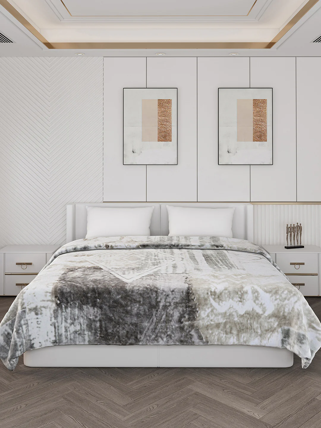 Printed Double Bed 928 GSM Blanket Embassy 1 Ply (Weight 4.9 kg) - Image 4