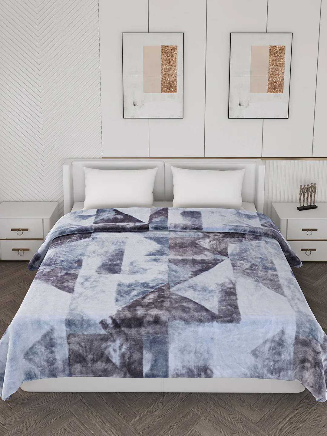 Printed Double Bed 928 GSM Blanket Embassy 1 Ply (Weight 4.9 kg) - Image 3