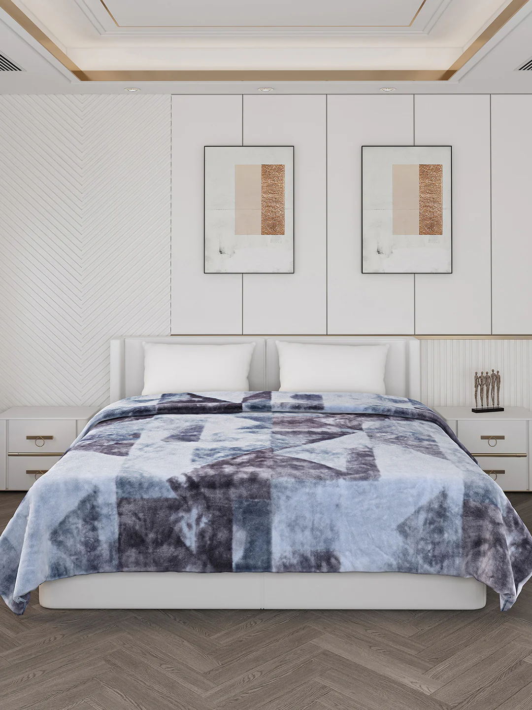 Printed Double Bed 928 GSM Blanket Embassy 1 Ply (Weight 4.9 kg) - Image 4