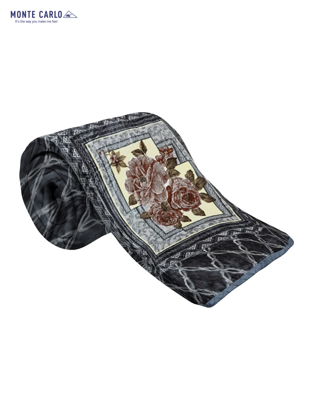 Printed Double Bed 947 GSM Blanket Angel Gold 1 Ply (Weight 5 kg) - Image 4