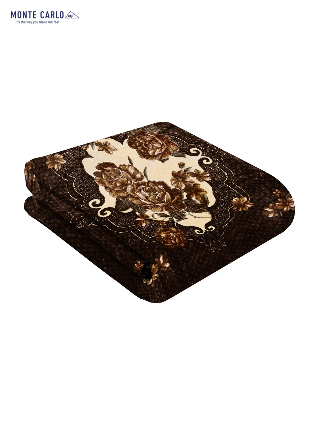 Printed Double Bed 947 GSM Blanket Angel Gold 1 Ply (Weight 5 kg) - Image 5