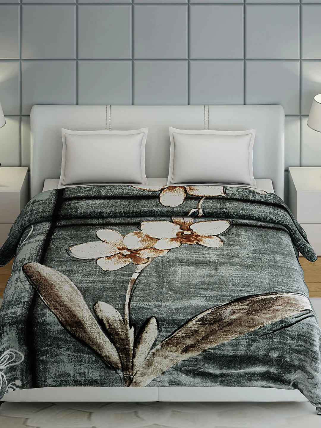 Printed Double Bed 947 GSM Blanket Hunter 2 Ply (Weight 5 kg) - Image 3