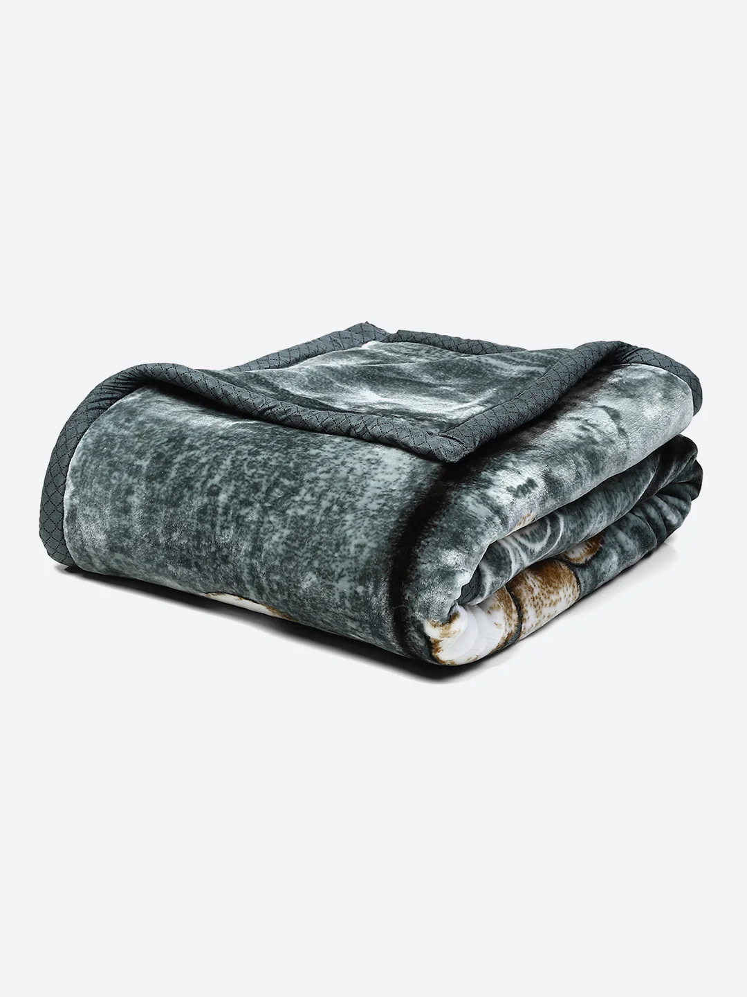 Printed Double Bed 947 GSM Blanket Hunter 2 Ply (Weight 5 kg) - Image 5