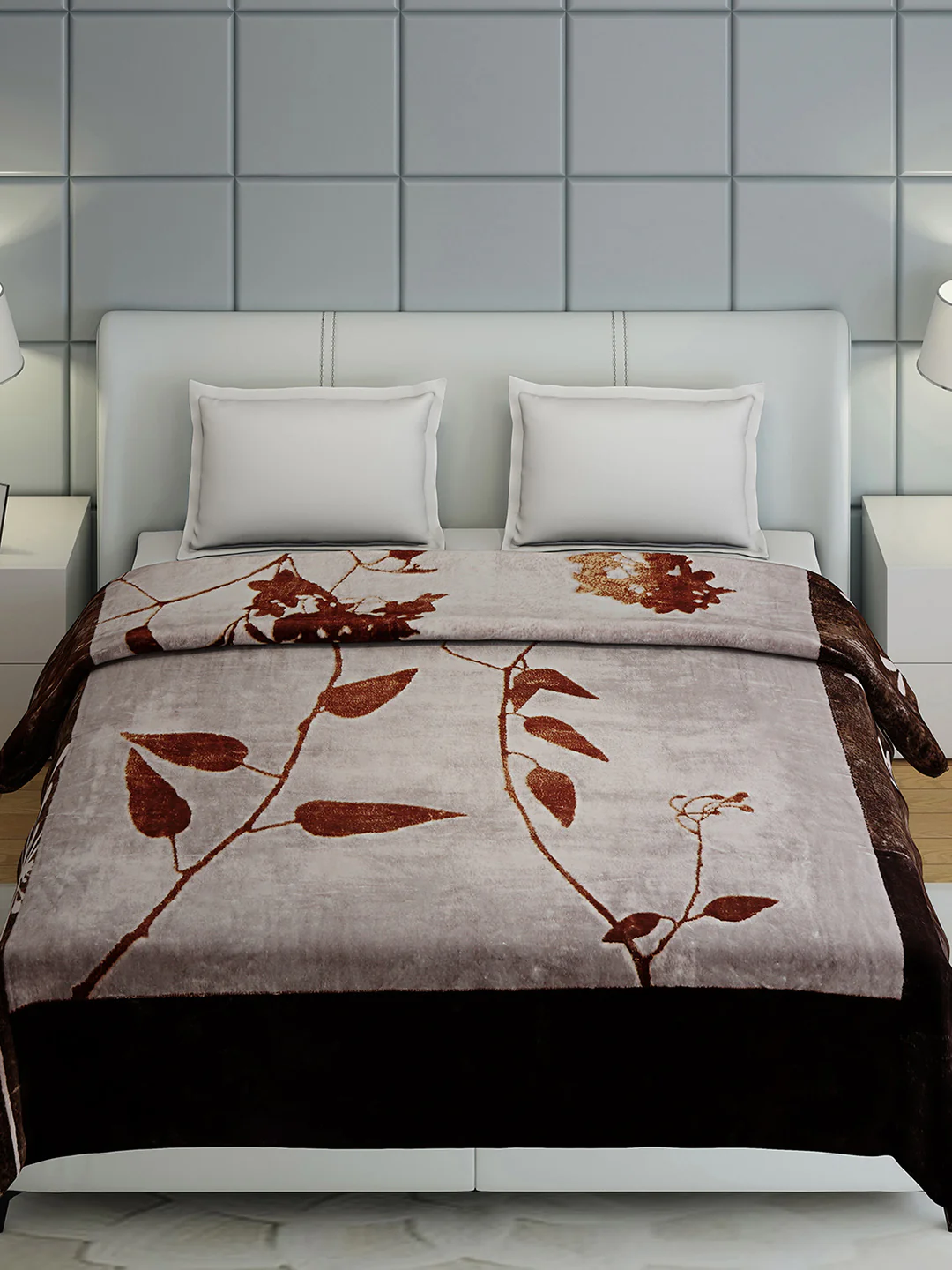 Printed Double Bed 947 GSM Blanket Hunter 2 Ply (Weight 5 kg) - Image 3