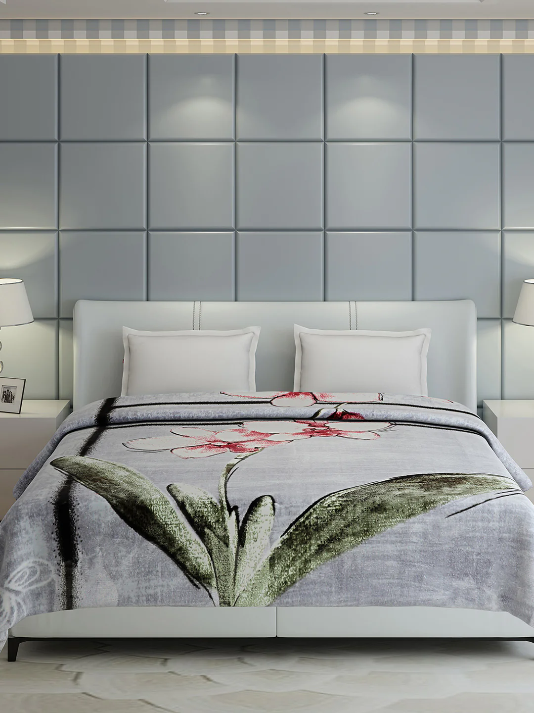 Printed Double Bed 947 GSM Blanket Hunter 2 Ply (Weight 5 kg) - Image 4