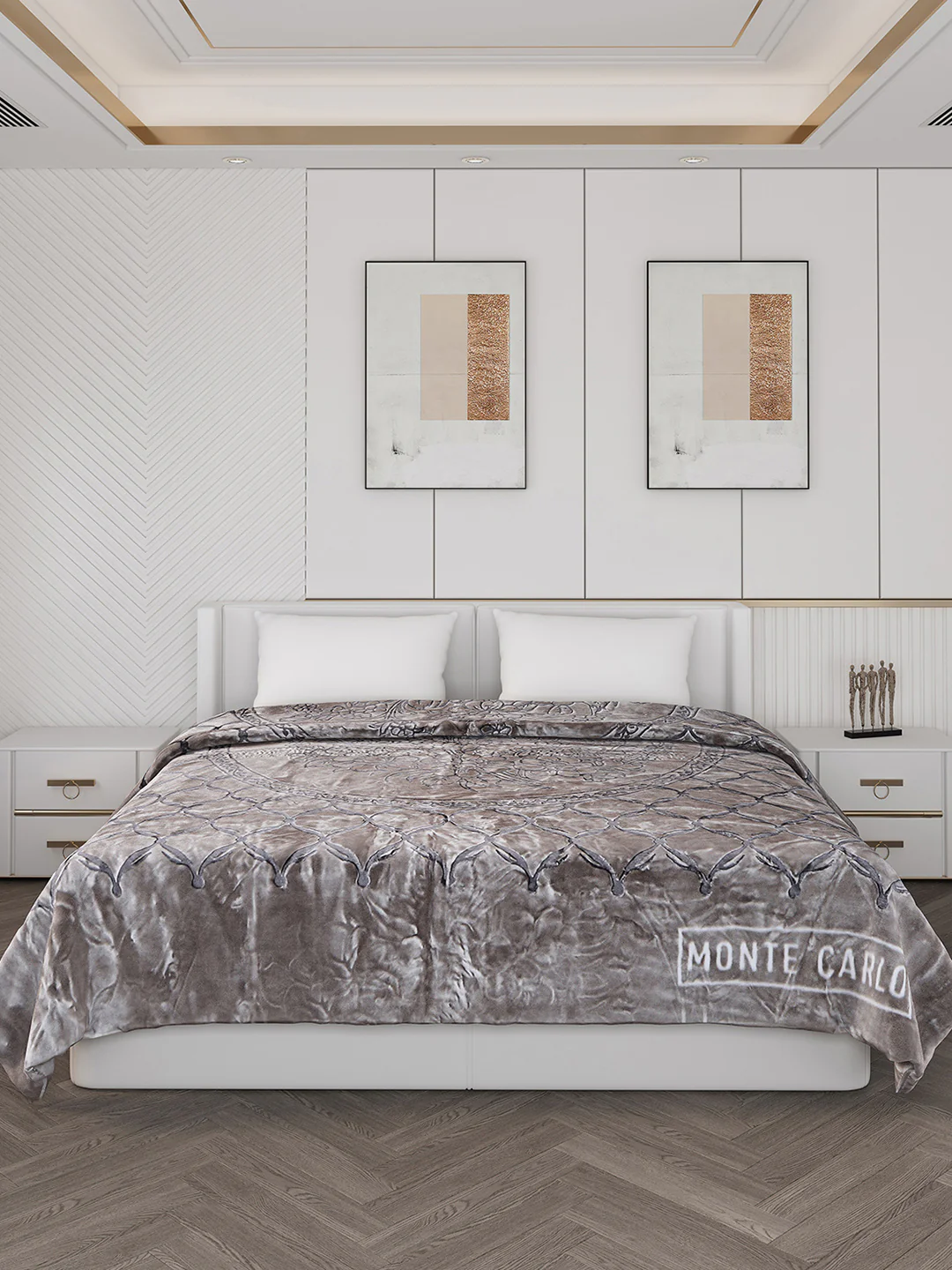 Printed Double Bed 950 GSM Blanket for Heavy Winter -2 Ply (Weight 5 kg) - Image 3