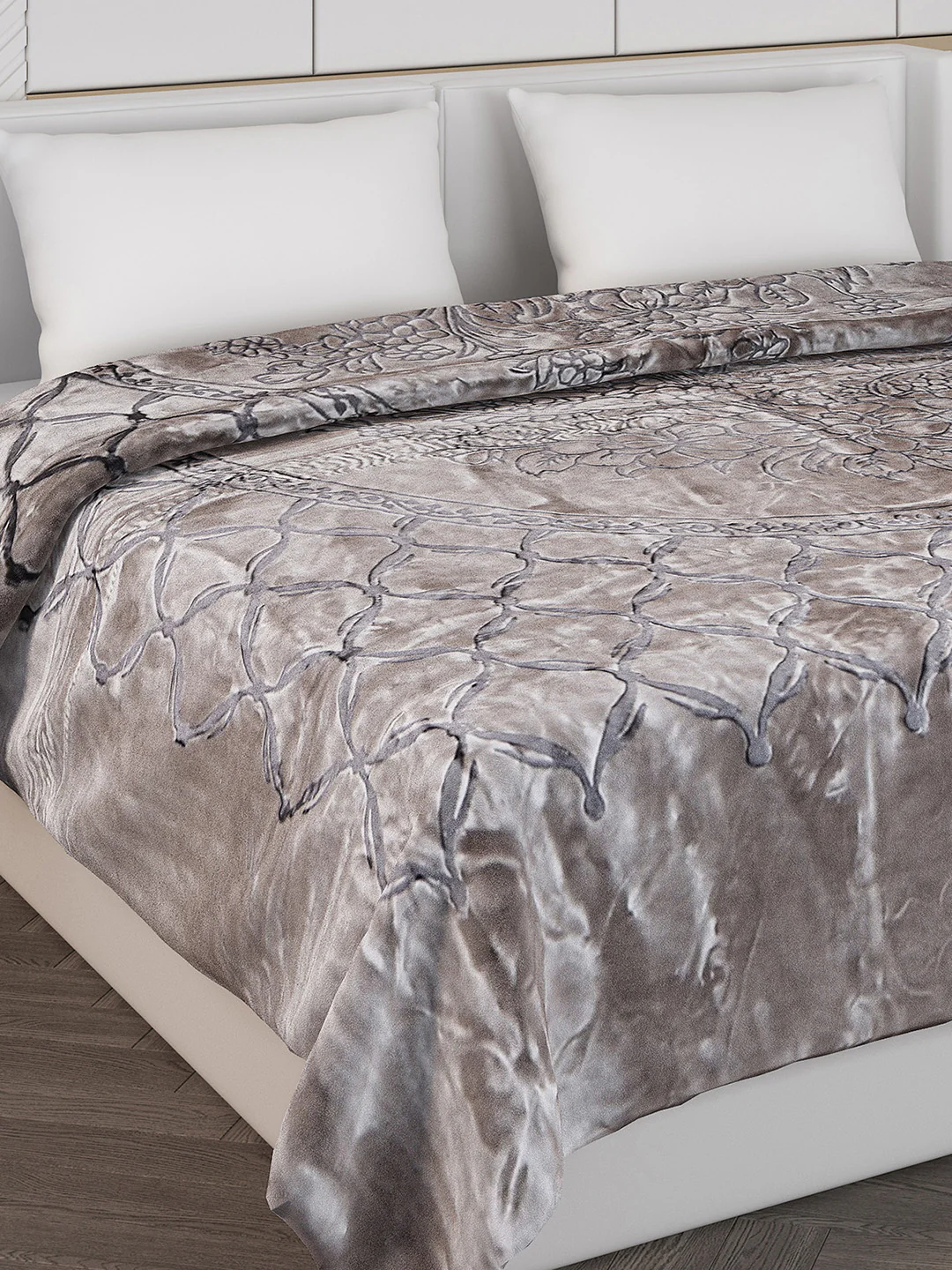 Printed Double Bed 950 GSM Blanket for Heavy Winter -2 Ply (Weight 5 kg) - Image 4