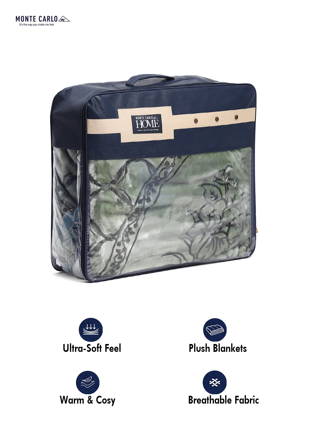 Printed Double Bed 950 GSM Blanket for Heavy Winter -2 Ply (Weight 5 kg) - Image 8