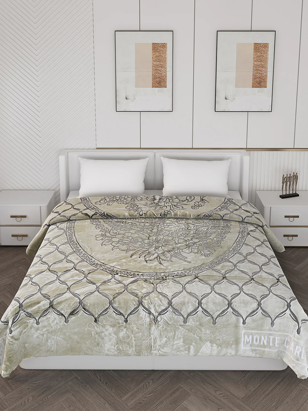 Printed Double Bed 950 GSM Blanket for Heavy Winter -2 Ply (Weight 5 kg) - Image 2