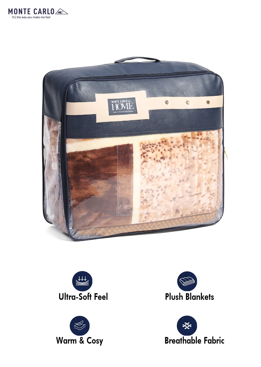 Printed Double Bed 994 GSM Blanket Parker 2 Ply (Weight 5.25 kg) - Image 8