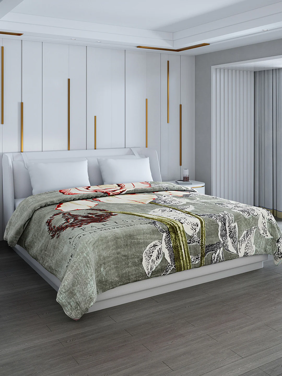 Printed Double Bed 994 GSM Blanket Parker 2 Ply (Weight 5.25 kg) - Image 4