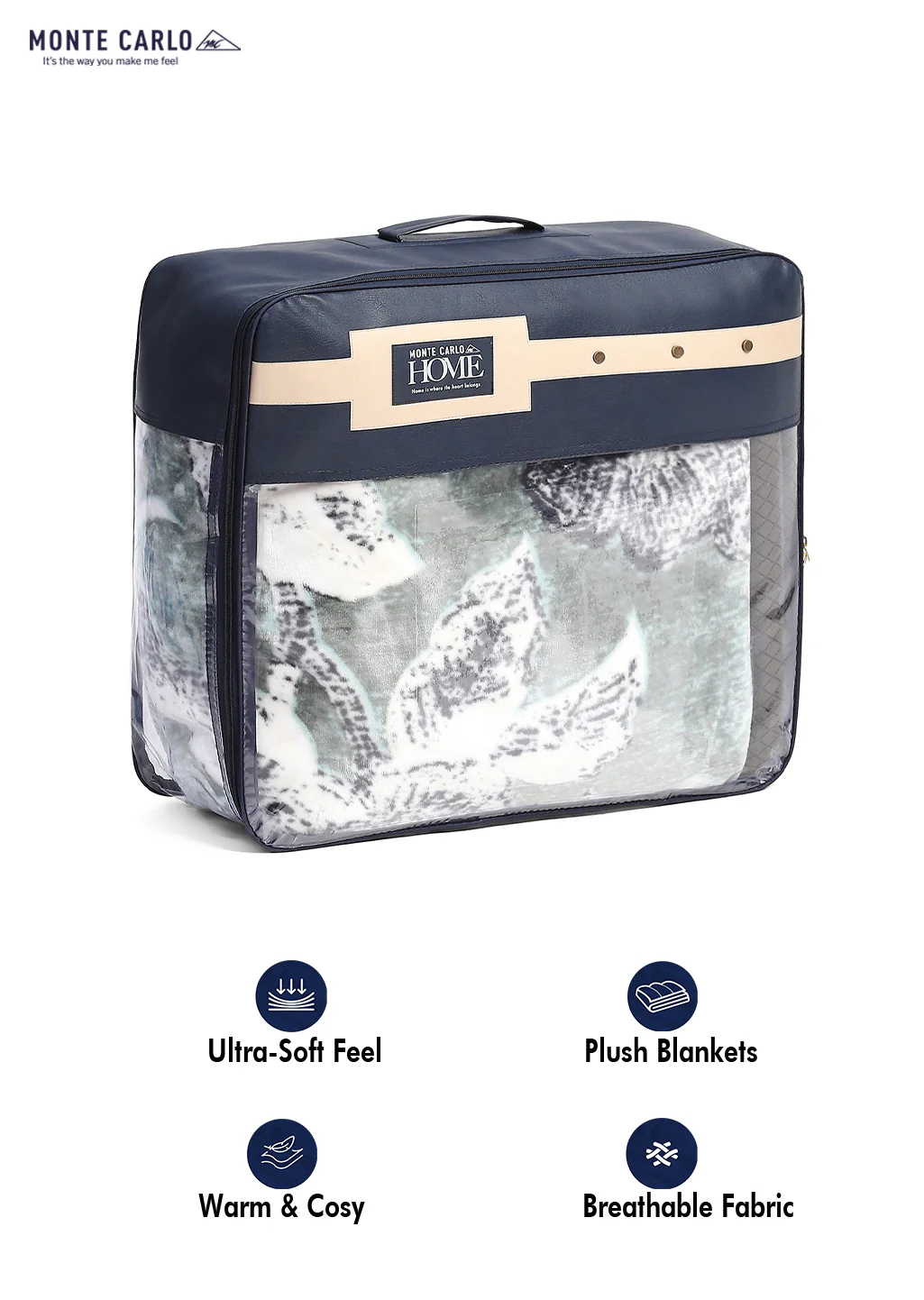 Printed Double Bed 994 GSM Blanket Parker 2 Ply (Weight 5.25 kg) - Image 8