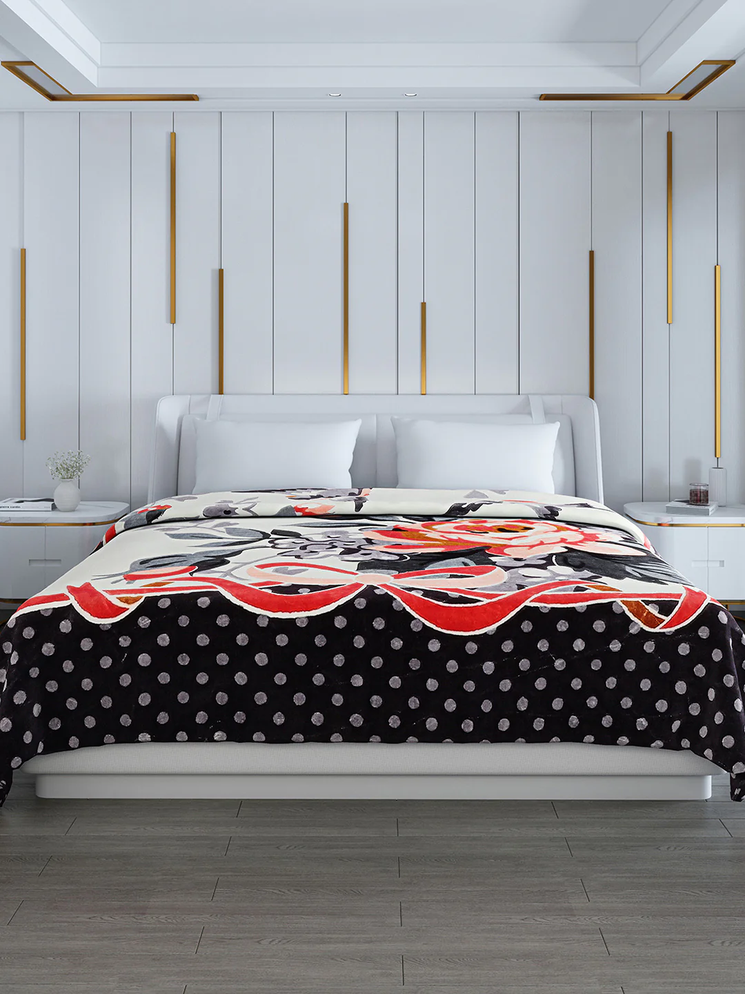 Printed Double Bed 994 GSM Blanket Parker 2 Ply (Weight 5.25 kg) - Image 2