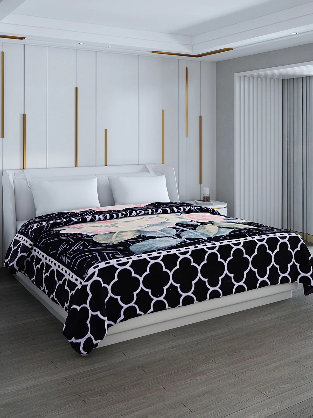 Printed Double Bed 994 GSM Blanket Parker 2 Ply (Weight 5.25 kg) - Image 4