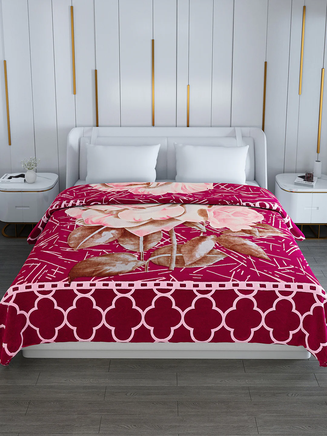 Printed Double Bed 994 GSM Blanket Parker 2 Ply (Weight 5.25 kg) - Image 3
