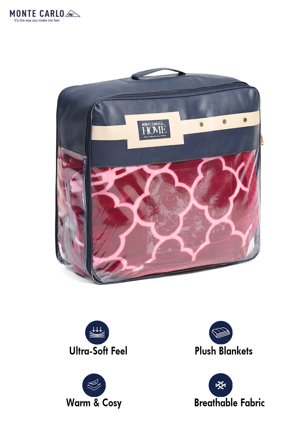 Printed Double Bed 994 GSM Blanket Parker 2 Ply (Weight 5.25 kg) - Image 8