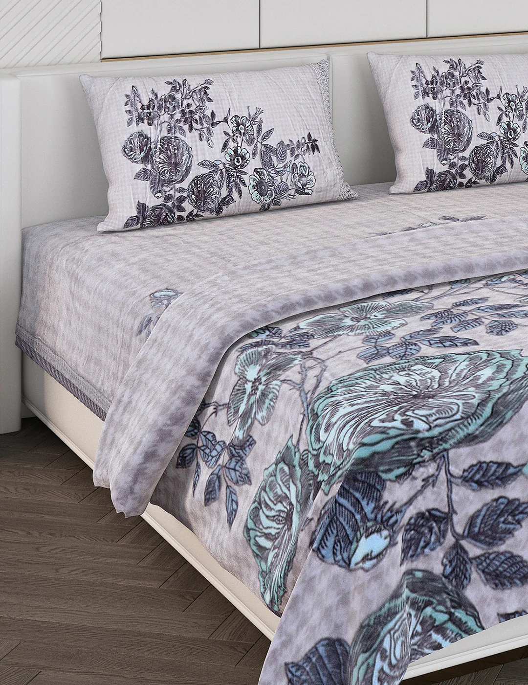 Printed Double Bed Bedding Set - Image 5