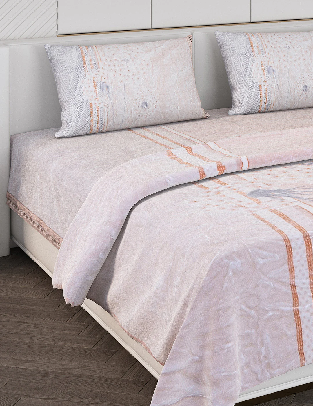 Printed Double Bed Bedding Set - Image 5